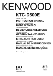 Kenwood KTC-D500E User Manual