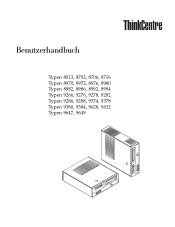 Lenovo ThinkCentre A60 (German) User guide
