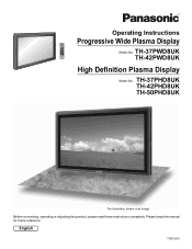 Panasonic 42PHD8UK Plasma Display