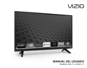 Vizio E32-C1 User Manual (Spanish)