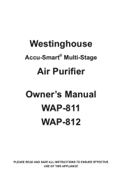 Westinghouse WAP811 Owners Manual