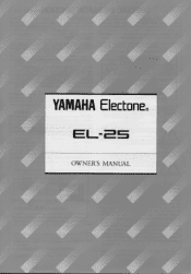 Yamaha EL-25 Owner's Manual (image)