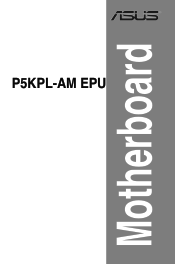 Asus P5KPL-AM EPU User Manual
