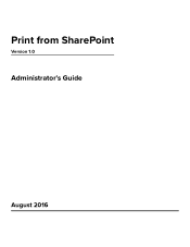 Dell S5840cdn Color Smart Printer Print from SharePoint Administrators Guide