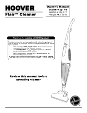 Hoover S2200 Manual