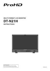 JVC DT-N21H Instruction Manual