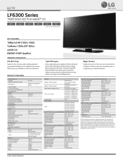 LG 40LF6300 Specification - English