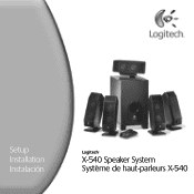 Logitech X540 Installation Guide