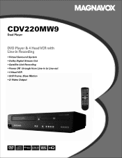 Magnavox CDV220MW9 Leaflet - English