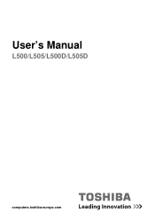 Toshiba L505D S5986 User Manual