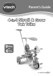 Vtech 4-in-1 Stroll & Grow Tek Trike User Manual