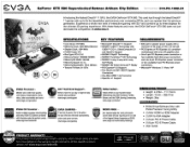 EVGA GeForce GTX 580 Batman: Arkham City Edition PDF Spec Sheet