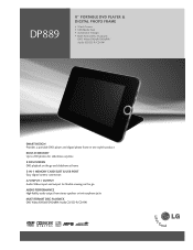 LG DP889 Specification (English)