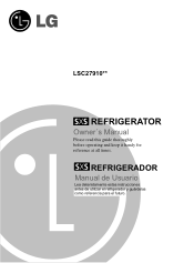 LG LSC27910ST Owner's Manual (English)