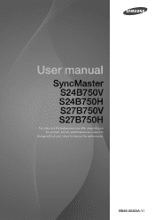 Samsung S24B750V User Manual Ver.1.0 (English)