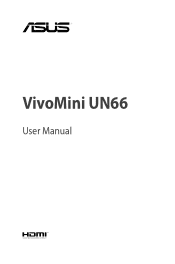 Asus UN66 Users Manual English