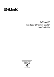 D-Link DES 6000 Product Manual
