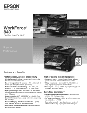 Epson WorkForce 840 Product Brochure