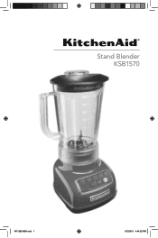 KitchenAid KSB1570WH Owners Manual