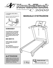 NordicTrack C3000 Treadmill Italian Manual