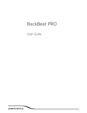 Plantronics BackBeat PRO BackBeat PRO User Guide