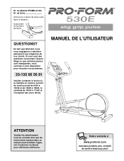 ProForm 530e French Manual