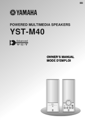 Yamaha YST-M40 Owner's Manual