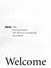 BenQ T904 User Manual