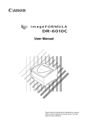 Canon imageFORMULA DR-6010C DR-6010C Users Manual