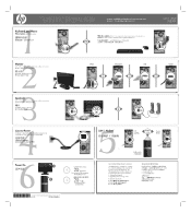 HP A6300f Setup Poster