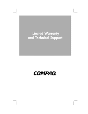 HP Presario B2000 Compaq Presario Notebook PC - Limited Warranty and Technical Support