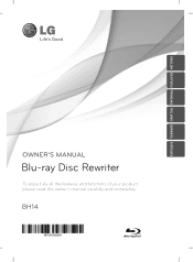 LG BH14NS40 Owners Manual