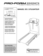 ProForm 900 Treadmill French Manual