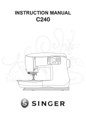 Singer C240 FEATHERWEIGHT Instruction Manual and Troubleshooting Guide