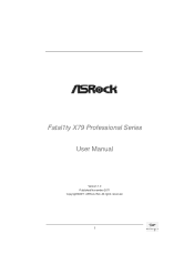 ASRock Fatal1ty X79 Professional User Manual