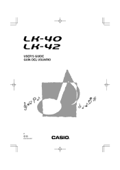 Casio LK-40 User Guide