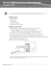 Dell W-Series 277 AP-270-MNT-V2 Vertical Mounting Kit Installation Guide
