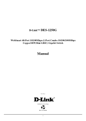 D-Link 1250G Product Manual