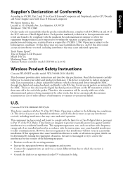 Epson Pro EX11000 Notices and Warranty