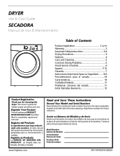 Frigidaire AEQ7000EE Use and Care Guide