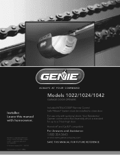 Genie ReliaG 600 Owner's Manual