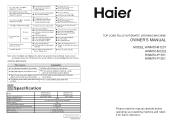 Haier HWM70-M1201 User Manual
