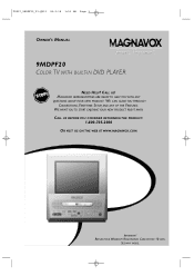 Magnavox 9MDPF20 User manual,  English (US)