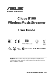 Asus CLIQUE R100 User Guide