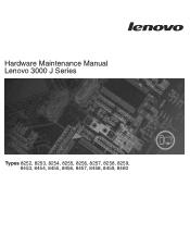 Lenovo J105 Hardware Maintenance Manual