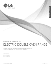LG LDE3015ST Owner's Manual