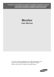 Samsung S19A450BW User Manual (user Manual) (ver.1.0) (English)