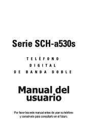 Samsung SCH-A530 User Manual (user Manual) (ver.2.0) (Spanish)