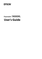 Epson Expression 13000XL Users Guide