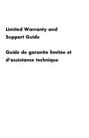 HP Pavilion Slimline s5500 Warranty and Support Guide